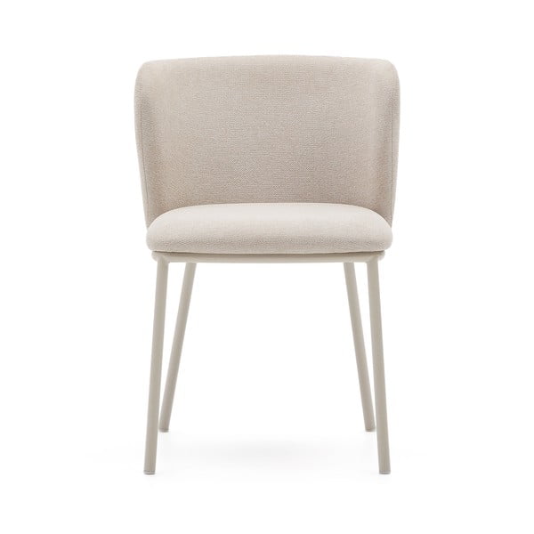 Béžové čalouněné jídelní křeslo Ciselia – Kave Home-image-3