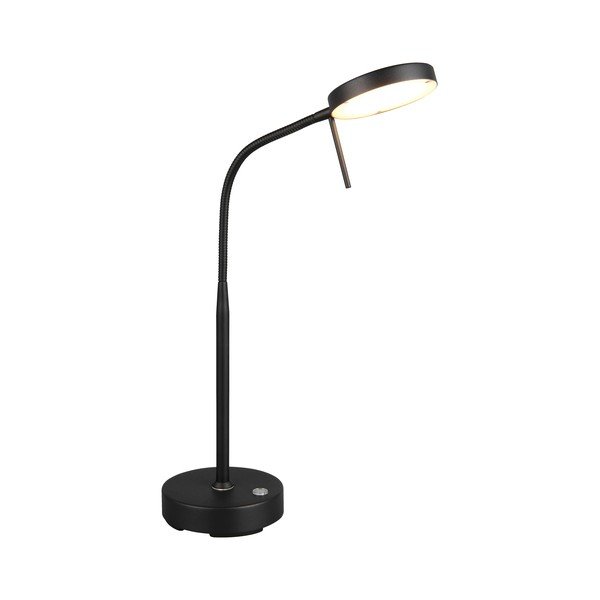Černá LED stolní lampa (výška 45 cm) Moreno – Reality-image-1