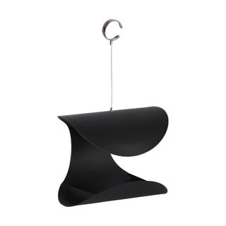 Černé závěsné krmítko Esschert Design Sleek