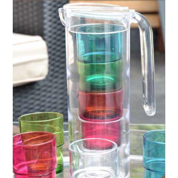 Sada džbánu a 4 skleniček-image-1