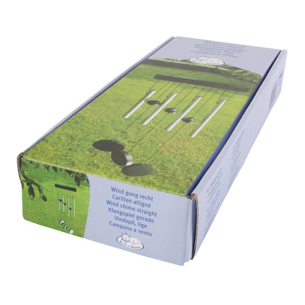 Závěsná zvonkohra ve stříbrné barvě Esschert Design, 58 cm-image-3