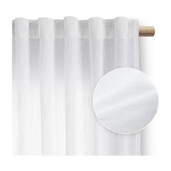 Bílý závěs 140x270 cm Valeta – Restilo