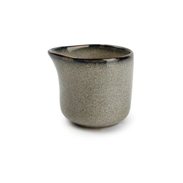 Zelená/šedá kameninová konvička na mléko 85 ml Meridian – Salt&Pepper