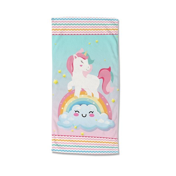 Dětská sametová plážová osuška 75x150 cm Sweety – Good Morning