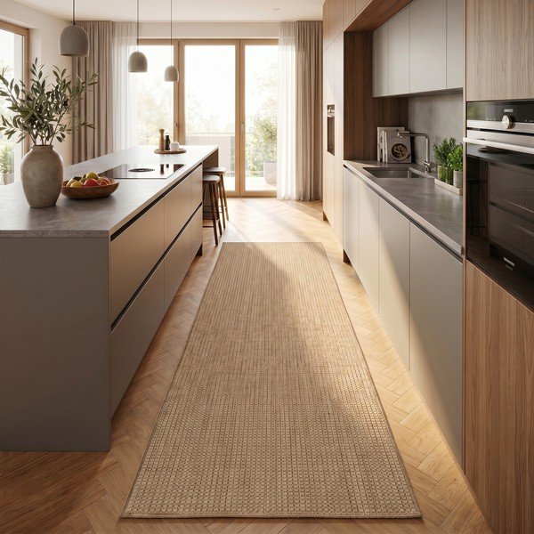 Béžový vnitřní a venkovní běhoun 80x250 cm Mira 1450 – Ayyildiz Carpets-image-1