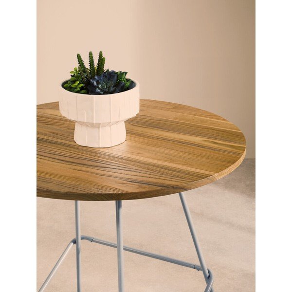 Kulatý jídelní stůl z jilmového dřeva ø 80 cm District – Premier Housewares-image-2