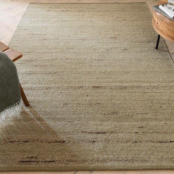 Khaki oboustranný/ručně tkaný koberec s příměsí vlny 120x170 cm Birkdale Pistachio – Asiatic Carpets-image-1