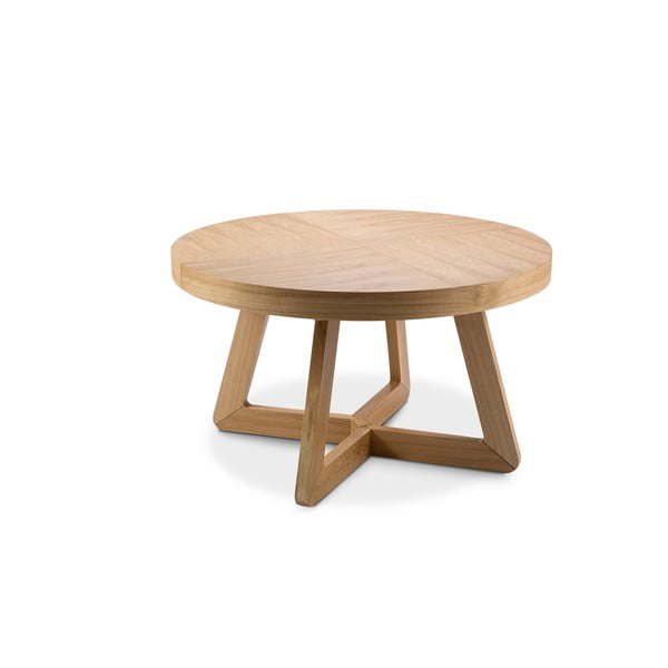 Rozkládací stůl s nohami z dubového dřeva Windsor & Co Sofas Bodil, ø 130 cm