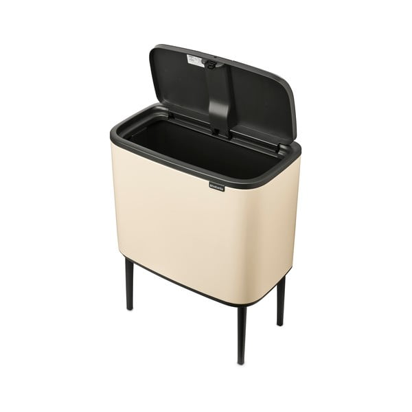 Béžový dotykový ocelový odpadkový koš 36 l Bo Touch Bin – Brabantia