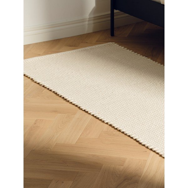 Béžový ručně tkaný vlněný koberec 170x240 cm Talo – noo.ma-image-2