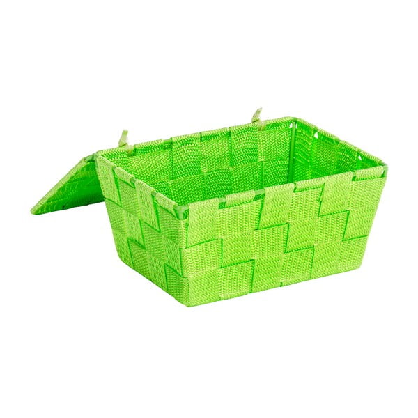 Zelený košík s víkem Wenko Adria-image-2