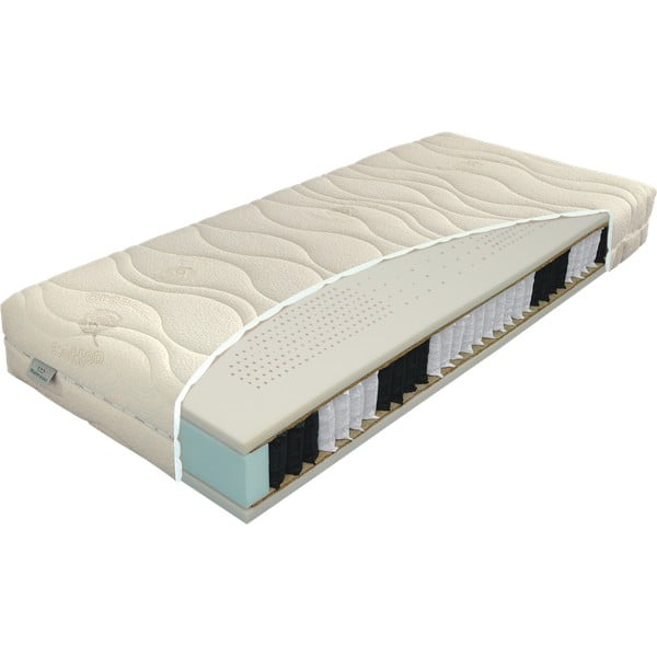 Tvrdá pružinová oboustranná matrace 120x200 cm Natura Hydrolatex – Materasso-image-2