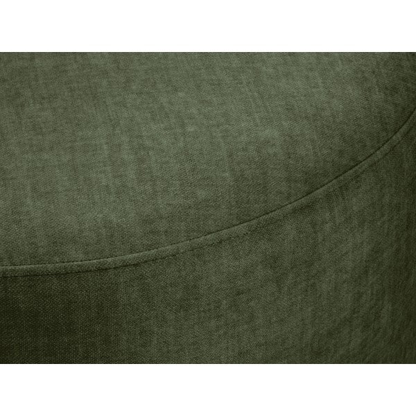Zelený sametový puf Mazzini Sofas Debbie, ø 68 cm-image-1