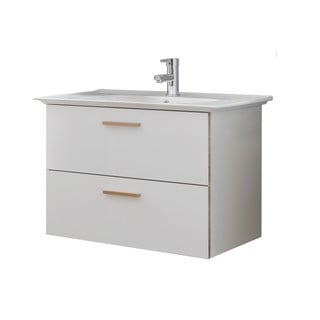 Bílá závěsná skříňka bez umyvadla 71x51 cm Set 931 - Pelipal