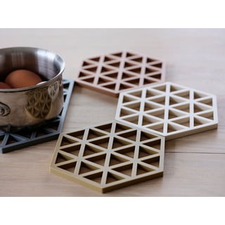 Silikonová podložka pod hrnec 24x14 cm Triangles - Zone