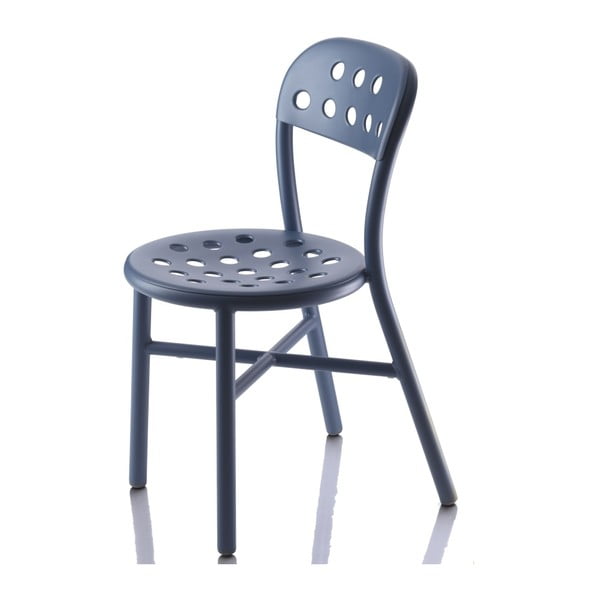 Modrá židle Magis Pipe