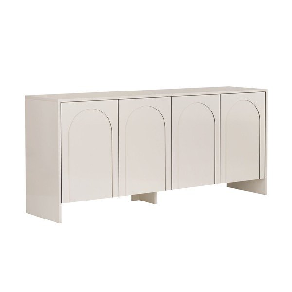 Krémová komoda 180x80x45 cm Arlen  – Kalune Design