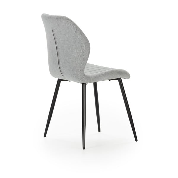 Světle šedé jídelní židle v sadě 4 ks Milu – Marckeric-image-4