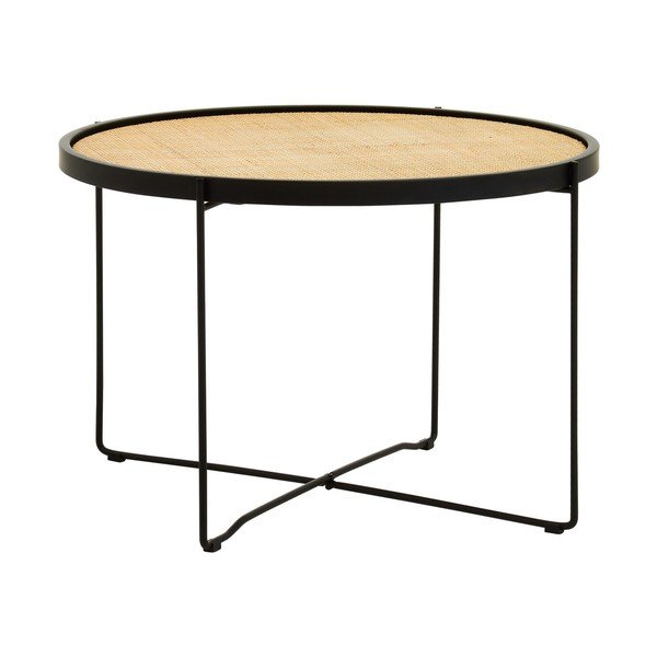 Ratanový kulatý konferenční stolek v přírodní barvě ø 60 cm Depok – Premier Housewares