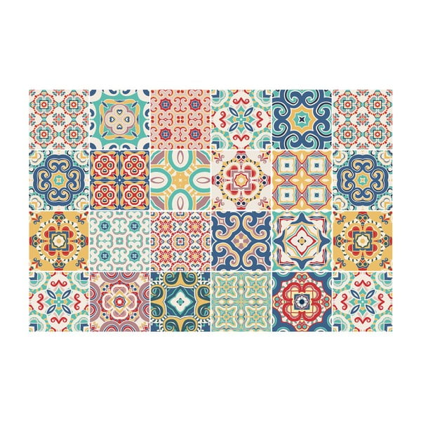 Sada 24 samolepek na nábytek Ambiance Georgina, 10 x 10 cm-image-2