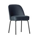 Modré sametové jídelní židle v sadě 2 ks Vogue – WOOOD