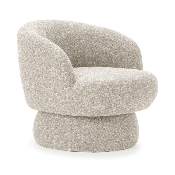 Béžové otočné křeslo Dali – MOME