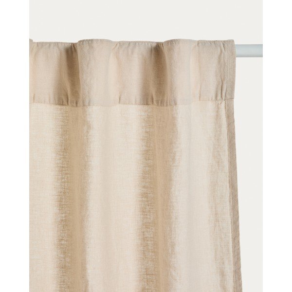Béžový bavlněný závěs 140x270 cm Nolira – Kave Home-image-2