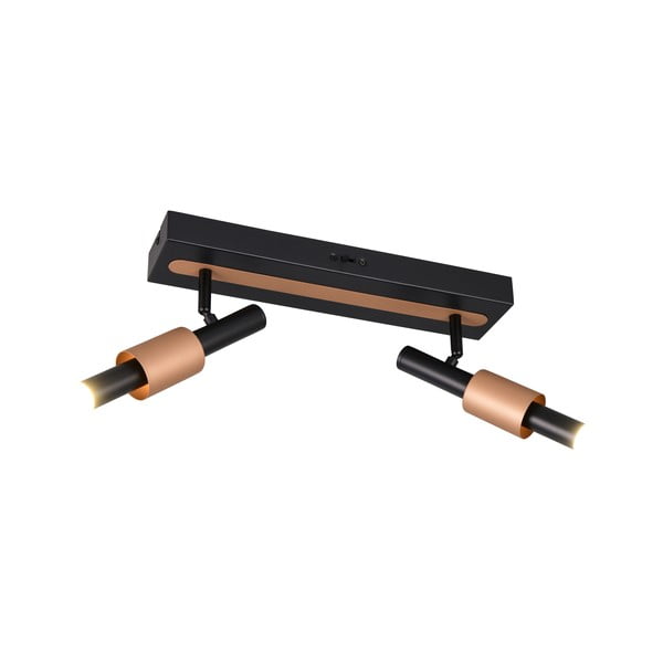 Černé/v bronzové barvě LED bodové svítidlo 20,5x42 cm Ikaris – Trio Select-image-2