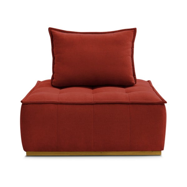 Žinylkové křeslo v cihlové barvě Elisa – Bobochic Paris-image-3