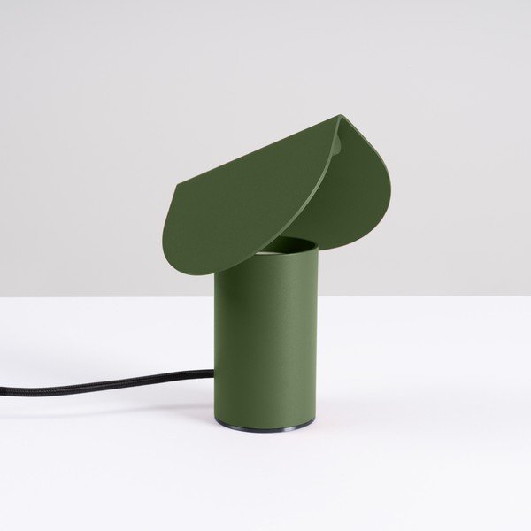 Khaki hliníková LED stolní lampa (výška 15 cm) BISCUIT – Thoro-image-3