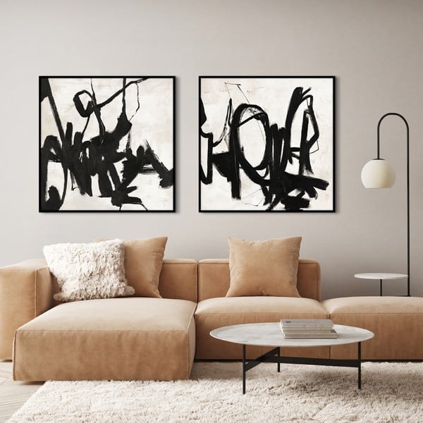 Ručně malovaný obraz 100x100 cm Playblack 2 – Malerifabrikken-image-3