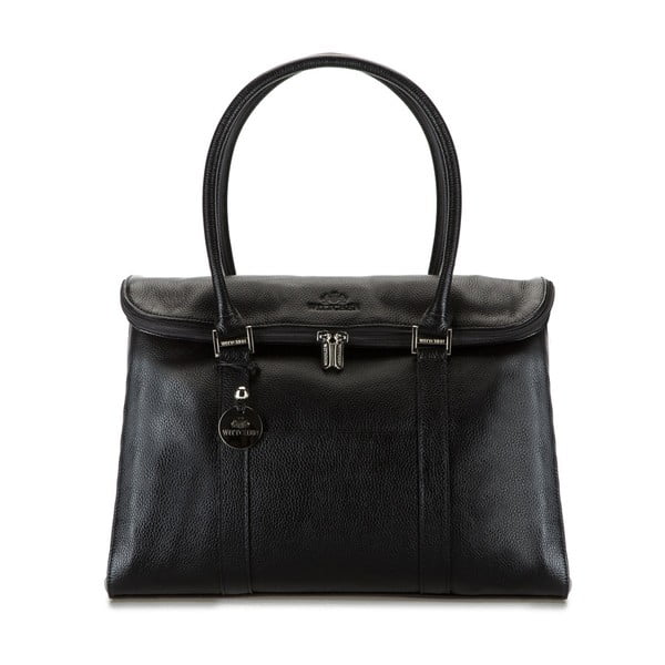 Kožená kabelka Comfort Simple Black