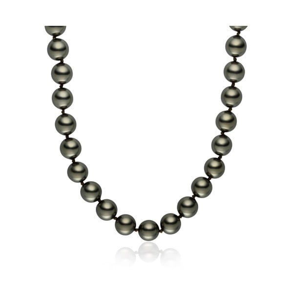 Světle šedý perlový náhrdelník Pearls of London Mystic, délka 45 cm