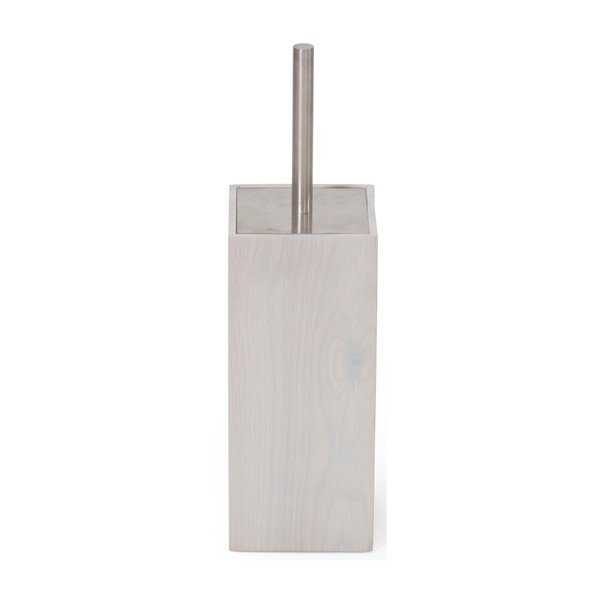 Šedý toaletní kartáč z dubového dřeva Wireworks Mezza-image-1