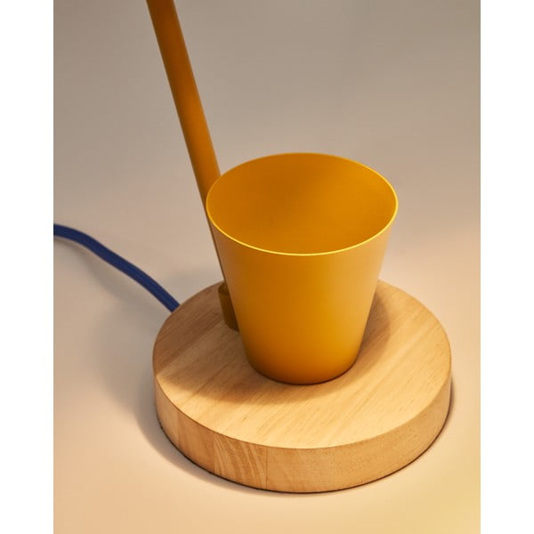 Dětská lampička v hořčicové barvě Katia – Kave Home-image-4