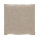 Béžový žinylkový polštář na gauč Blok – Kave Home