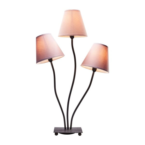 Fialová stolní lampa s 3 rameny Kare Design Flexible