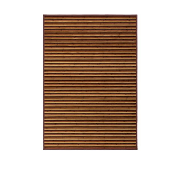 Bambusový koberec v hnědo-hořčicové barvě 140x200 cm – Casa Selección