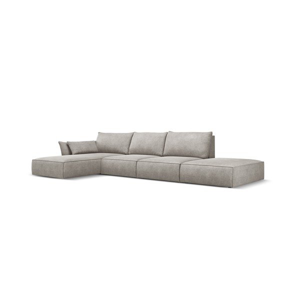 Světle šedá rohová pohovka (levý roh) Vanda – Mazzini Sofas-image-2