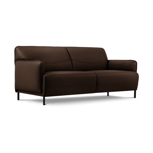 Hnědá kožená pohovka Windsor & Co Sofas Neso, 175 x 90 cm-image-2