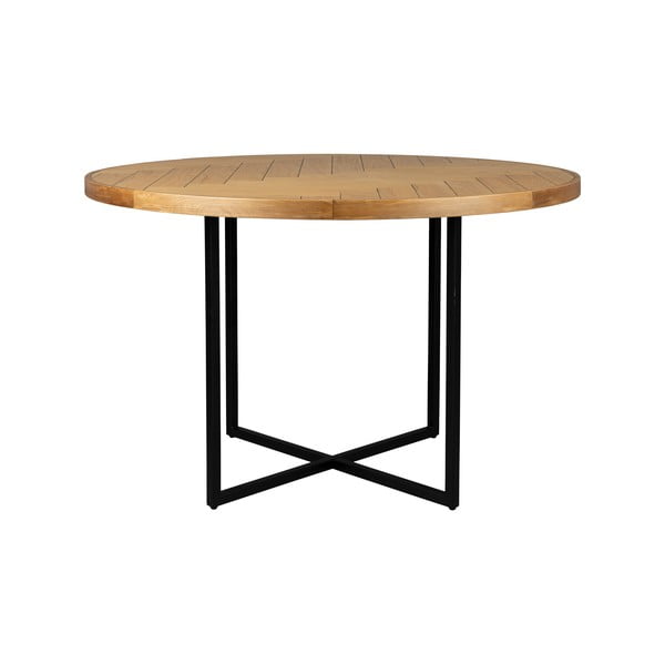 Kulatý jídelní stůl s deskou v dubovém dekoru ø 120 cm Class – Dutchbone
