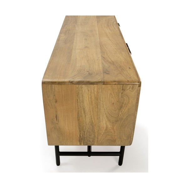 TV stolek z mangového dřeva v přírodní barvě 145x50x40 cm Mundra – MOME-image-1