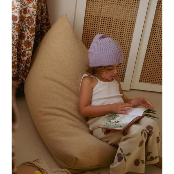 Světle žlutý dětský sedací vak Cleo Light Honey – Lorena Canals-image-3