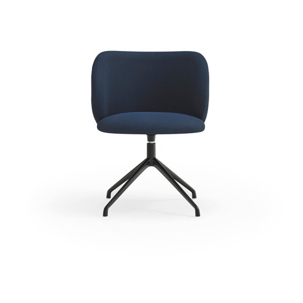 Tmavě modré čalouněné jídelní křeslo Mogi – Teulat-image-1