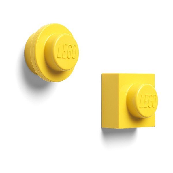 Sada 2 žlutých magnetek LEGO®