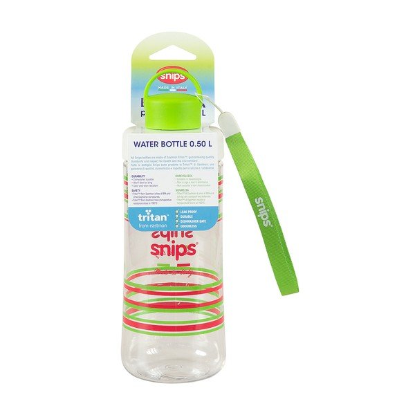 Zelená lahev na vodu Snips Decorated, 500 ml-image-1