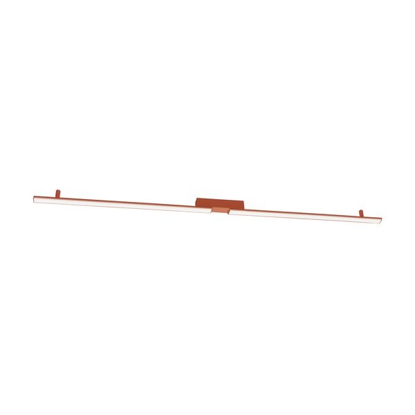 Hliníkové LED stropní svítidlo v cihlové barvě 4x181 cm LAGOM – Thoro