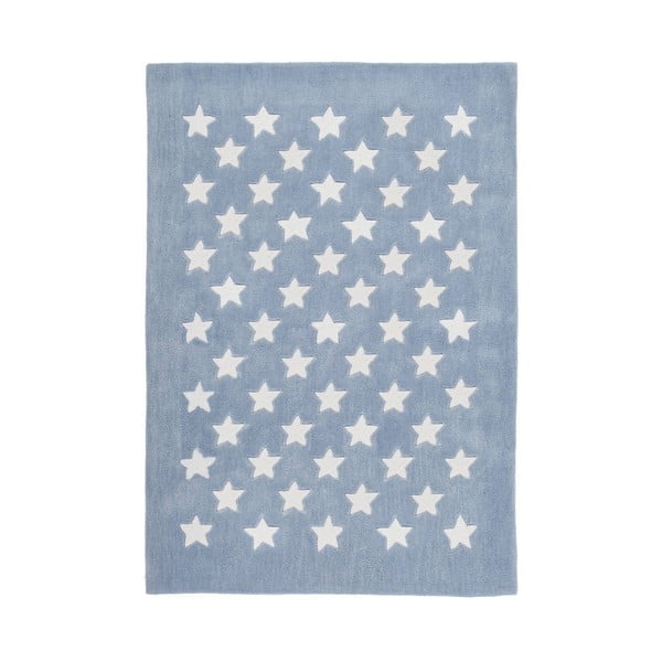 Modrý ručně tkaný koberec Kayoom Peony, 120 x 170 cm