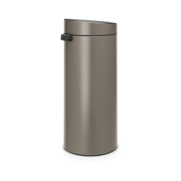 Šedý dotykový ocelový odpadkový koš 30 l Touch Bin – Brabantia-image-3