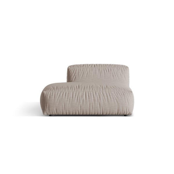 Béžový modul pohovky (levý roh) Martina – Micadoni Home